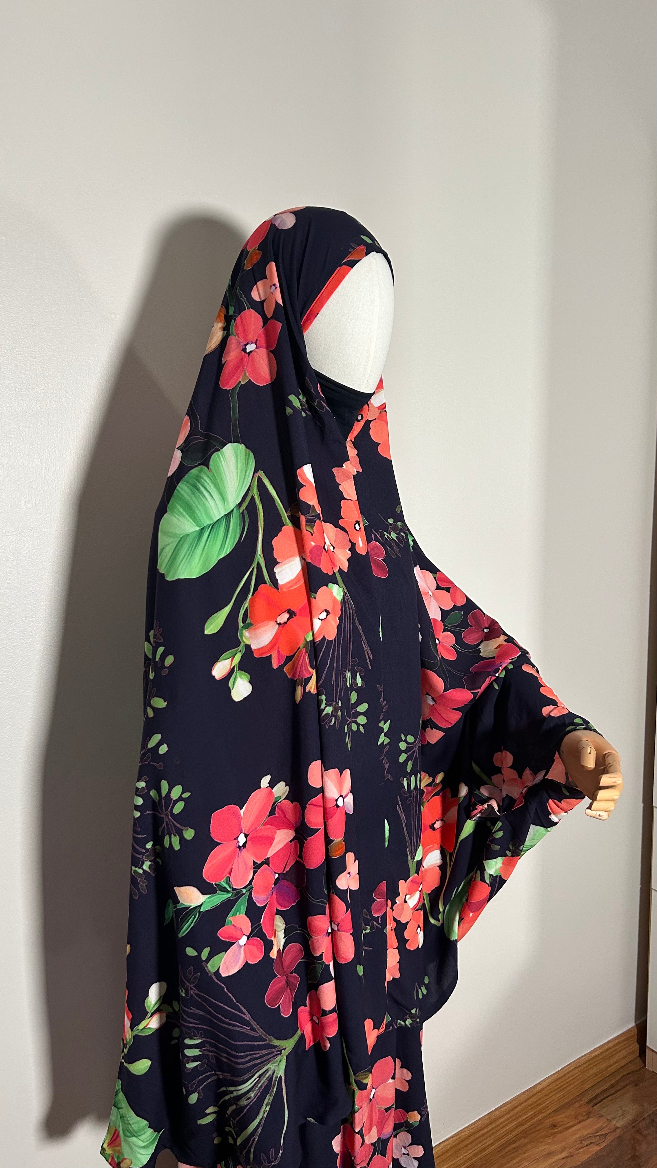 robe de prière en coton et viscose naturelle