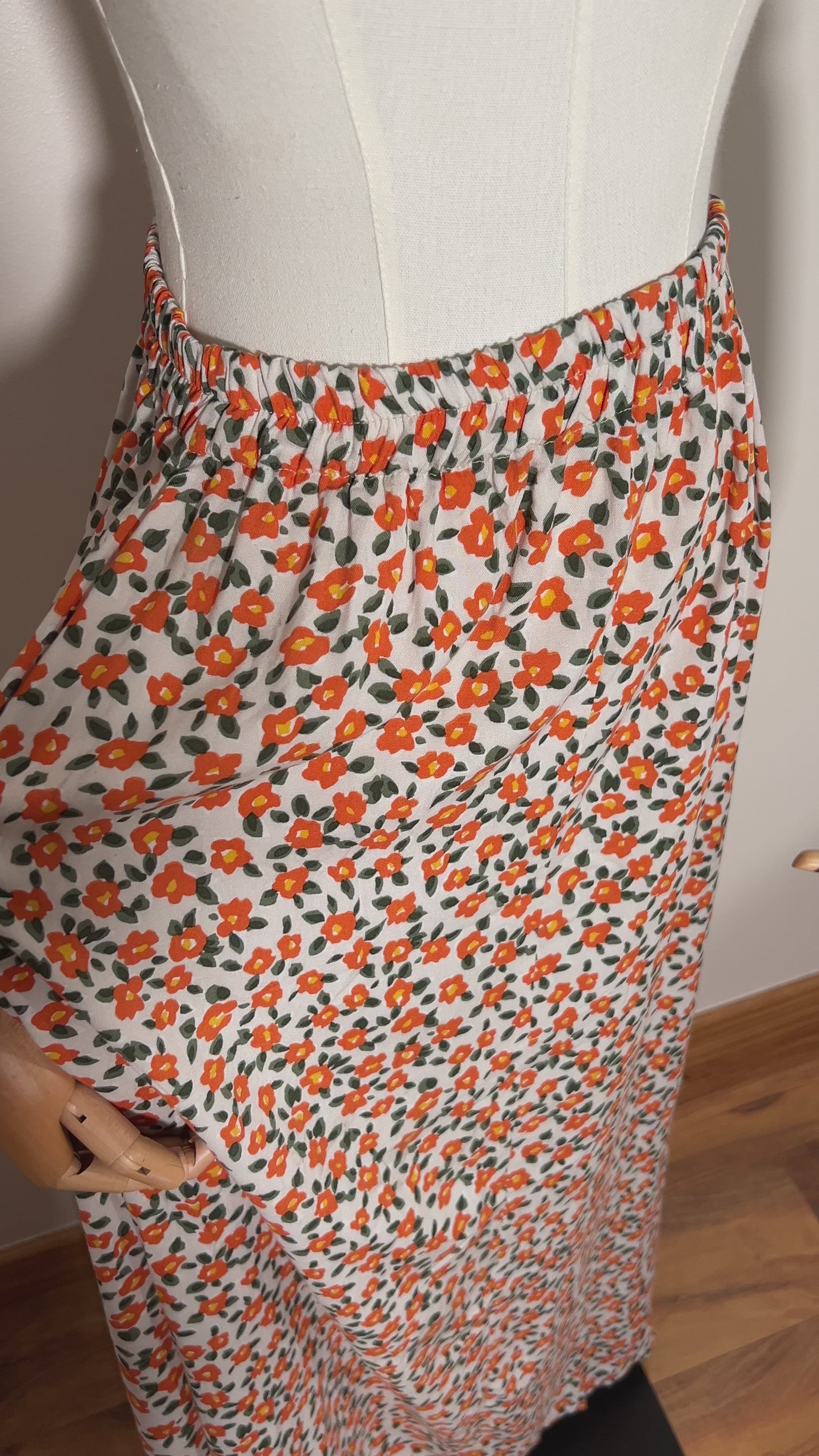 Jupe robe de prière fleurie Flowae